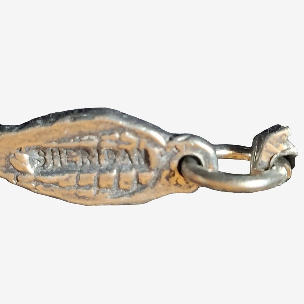 Sheridan Silvertone Pewter Gardening Theme Brooch Hat Trowel Watering Can Charms - Picture 4 of 4